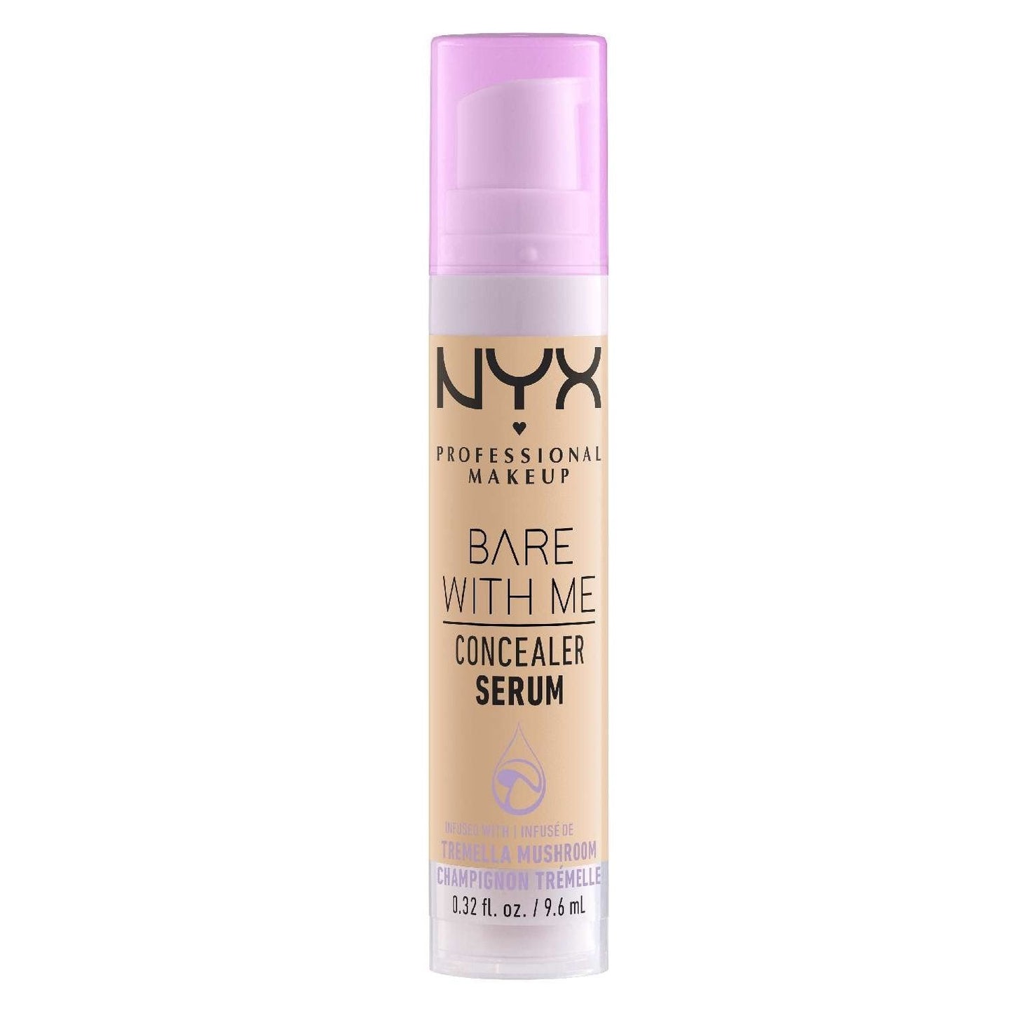NYX Bare With Me Concealer Serum 4 - Beige 0.32 Fl Oz