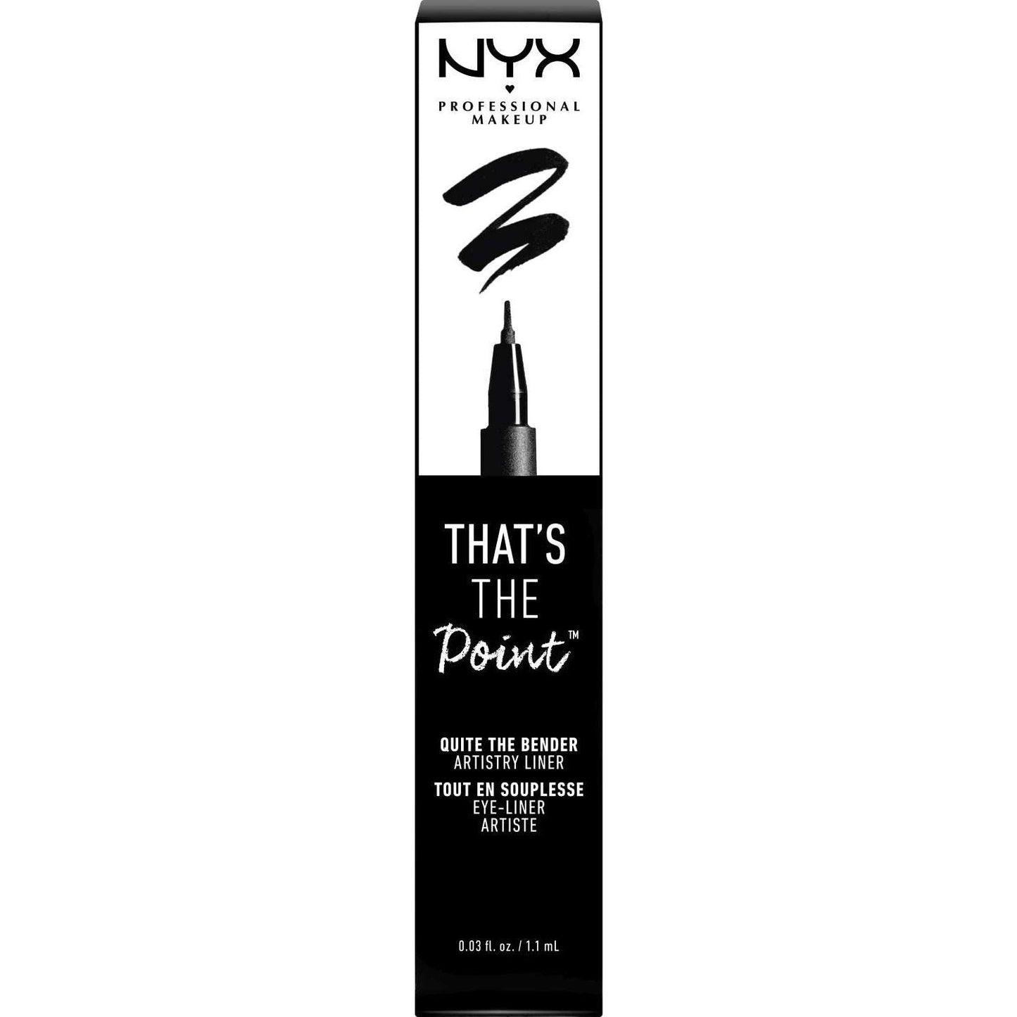 NYX Thats The Point Eyeliner Quite The Bender 0.08 Fl Oz