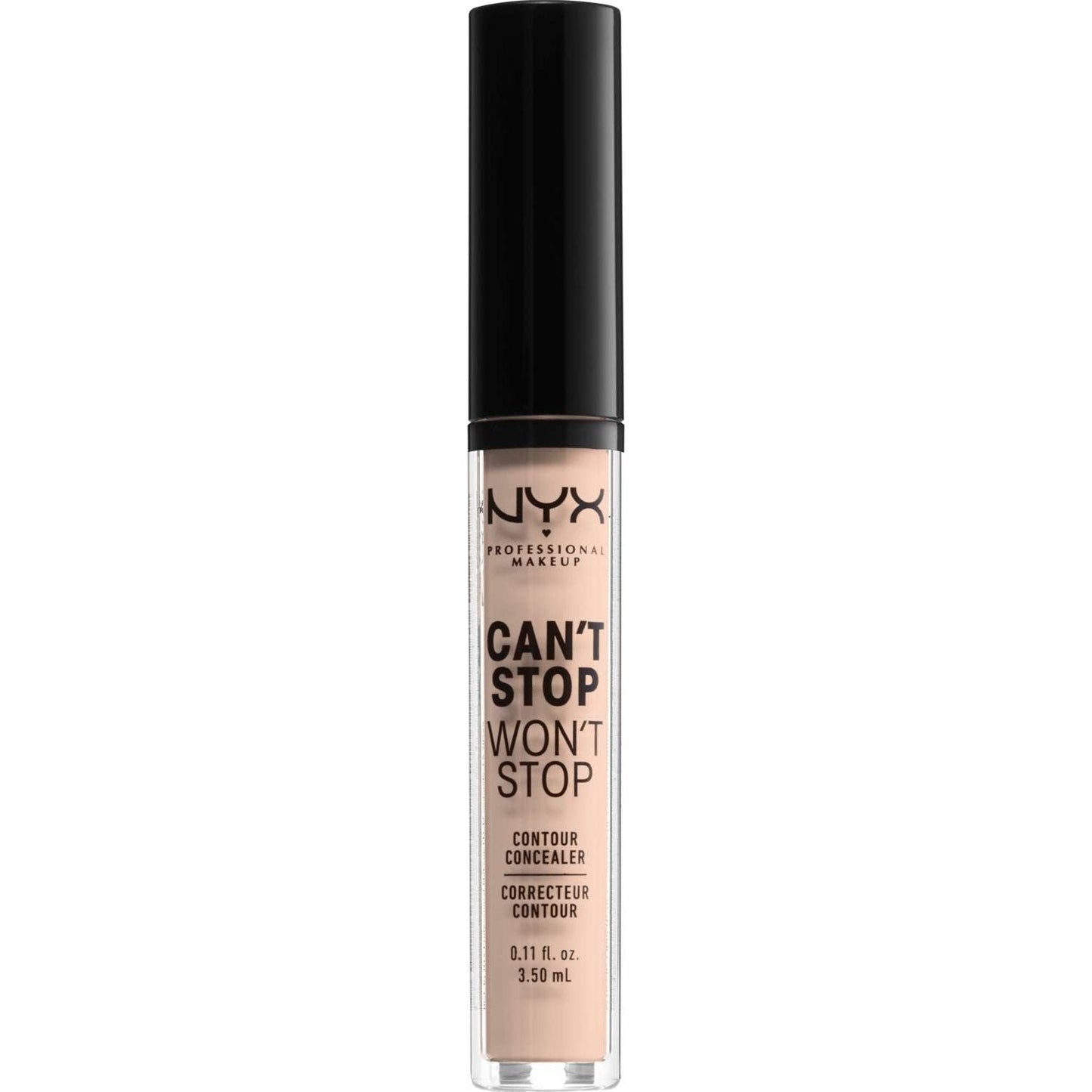 NYX Cant Stop Wont Stop Contour Concealer 1.5 - Fair 0.11 Fl Oz
