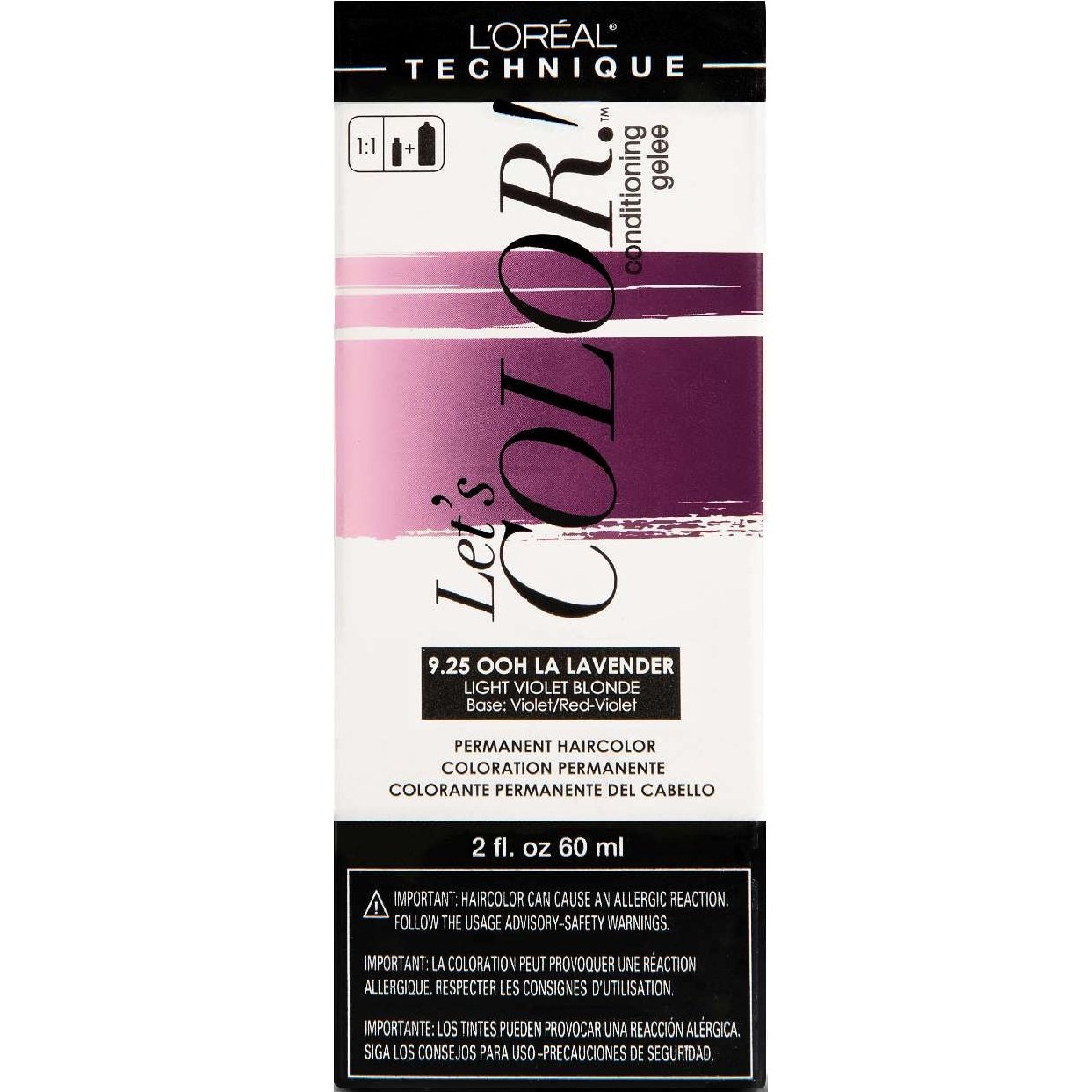 Loreal Lets Color 9.25 Ooh La Lavender